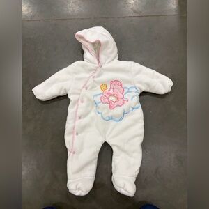 Care Bears White and Pink Cloud Footie